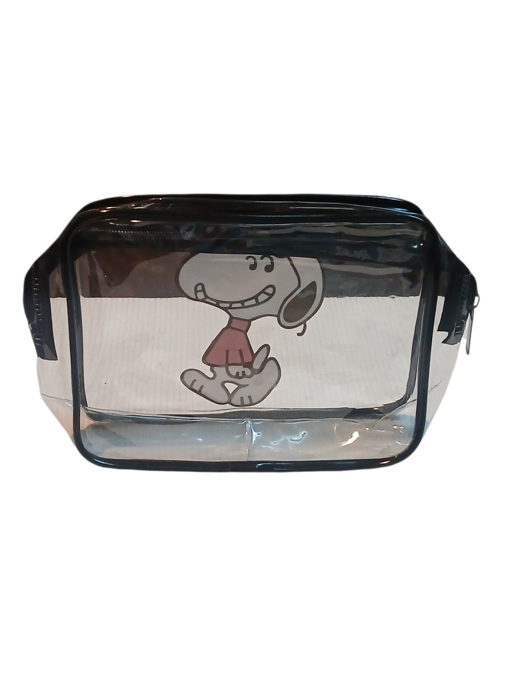 Peanuts - Snoopy NWT, Quality PVC, See Through Travel Organizer Bag,TSA Approved - Picture 8 of 9